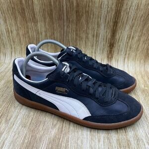 Puma Super Liga OG Retro Sneakers Men's Size 10 Navy Blue White Gum 356999-09